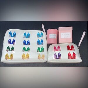 ✨ NEW✨SJP by Sarah Jessica Parker Cosmetic Bag Set & Candle